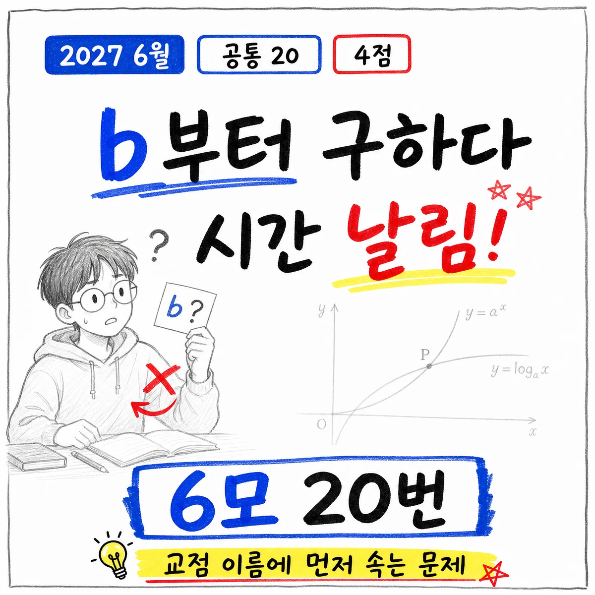 2027학년도 6월 모의고사 수학 공통 20번 문제 이미지